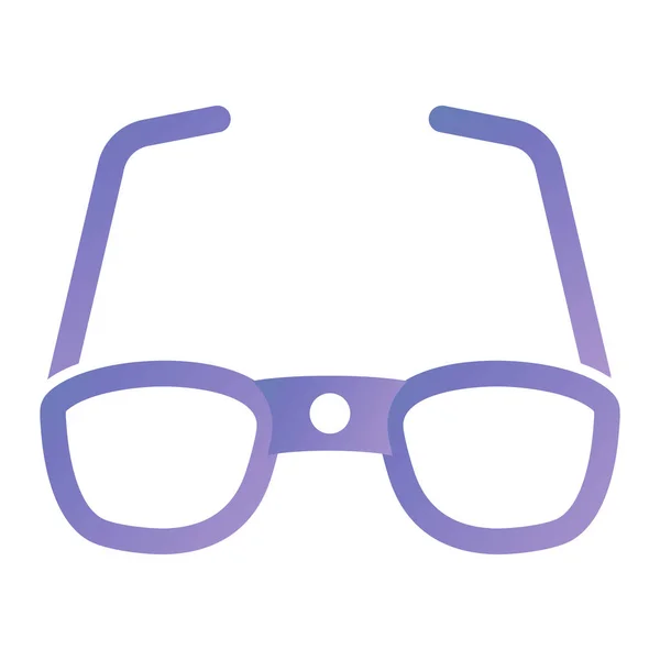 Gafas Icono Vector Ilustración — Vector de stock