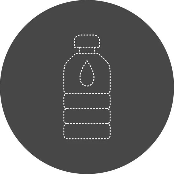 Bottle Web Color Icon Simple Illustration — Archivo Imágenes Vectoriales
