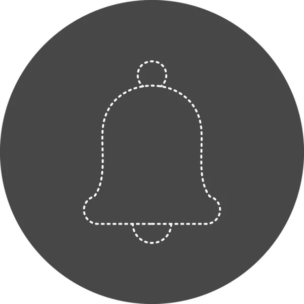 Bell Simple Web Illustration Icon — Vector de stock