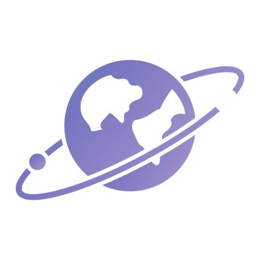 Dünya gezegeni. Basit resimleme