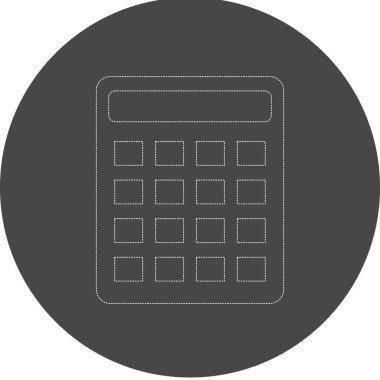 Calculator icon, vector illustration simple design