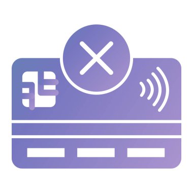 Kredi kartı vektör simgesi