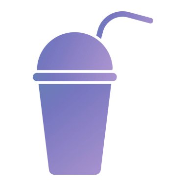 ice cream icon. simple illustration of cocktail drink vector icons for web design isolated on white background