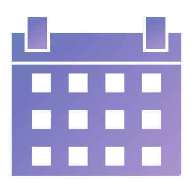 Takvim simgesi, vektör çizimi