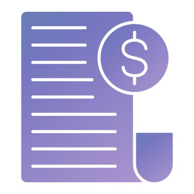 Dolar. Web simgesi basit illüstrasyon