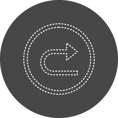 ok simgesinin vektör illüstrasyonu