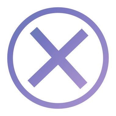 İptal et. Web simgesi basit tasarım