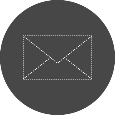 Posta modern simgesinin vektör illüstrasyonu