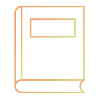 kitap simgesi vektör illüstrasyonu