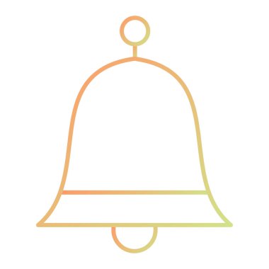 Zil. Web simgesi basit illüstrasyon