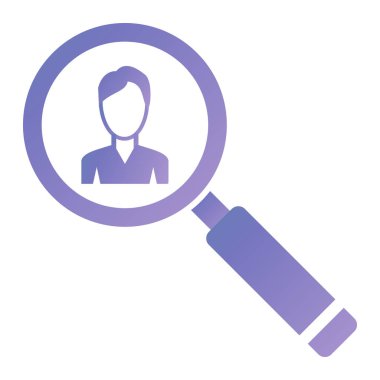 Arama simgesi vektör illüstrasyonu