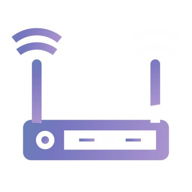 Yönlendirici. Web simgesi basit illüstrasyon