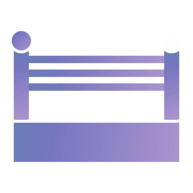 Yedek kulübesi Web simgesi basit illüstrasyon