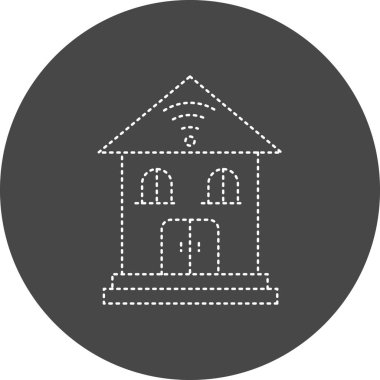 Ev simgesinin vektör illüstrasyonu