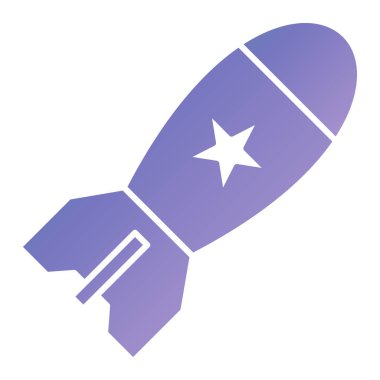 Moda biçimi izole edilmiş arkaplanda roket simgesi