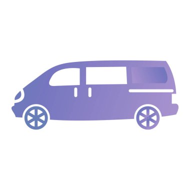 Araba ikonu. Web için basit taksi aracı vektör simgeleri çizimi