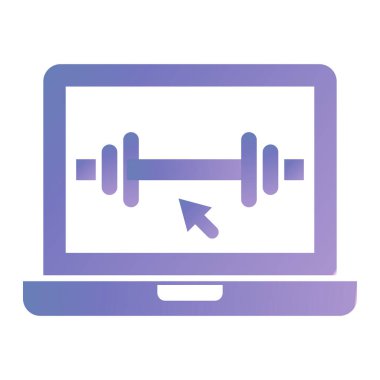 Bilgisayar. Web simgesi basit illüstrasyon