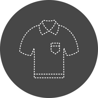 Gömlek. Web simgesi basit illüstrasyon