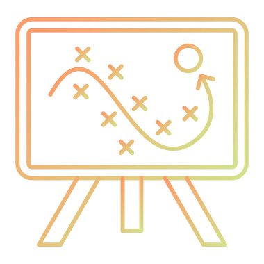 Tahta. Web simgesi basit illüstrasyon