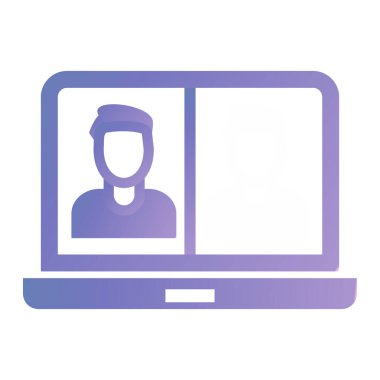 çevrimiçi eğitim vektörü simgesi modern basit tasarım