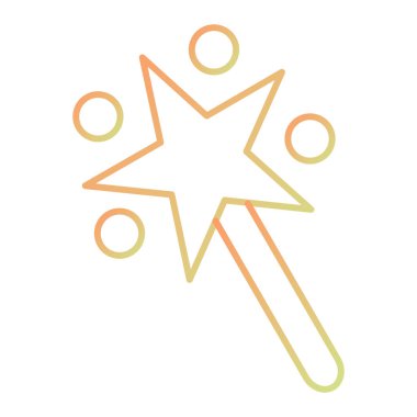 Yıldız. Web simgesi basit illüstrasyon