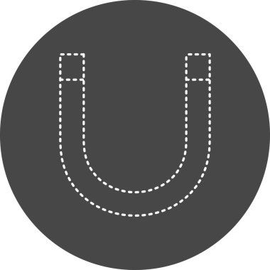 Magnet icon, vector illustration 