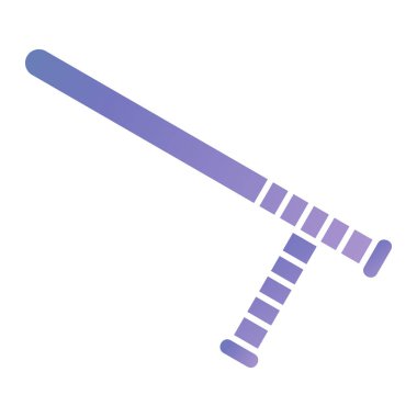 Beyzbol sopası ikonu. Basit resimleme 