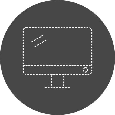 computer Display. web icon simple illustration 