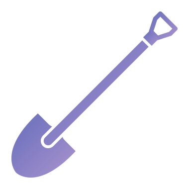 kürek simgesi vektör illüstrasyonu