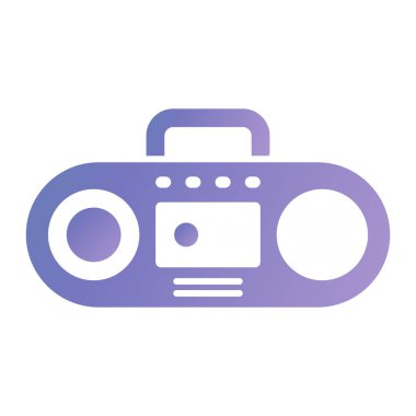 Radyonun vektör illüstrasyonu