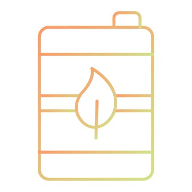 Petrol varil simge vektör çizim