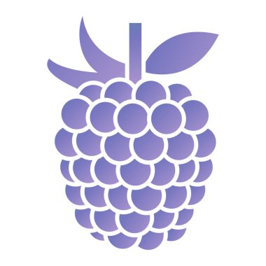 ahududu ikonu vektör çizimi