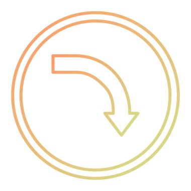 ok simgesi vektör illüstrasyonu