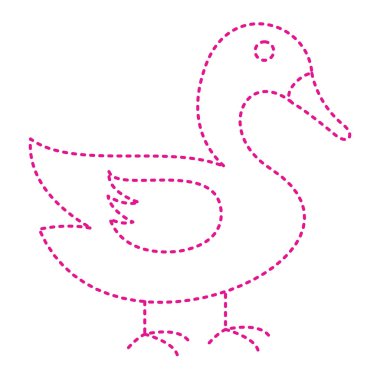 kuş simgesi vektör illüstrasyon tasarımı