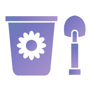 watering can icon. simple illustration of flower pot vector icons for web design isolated on white background