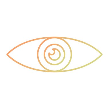 Göz simgesi vektör illüstrasyonu