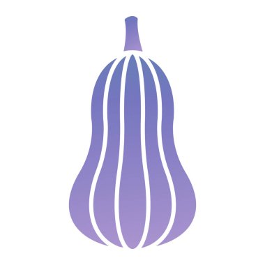 Patlıcan. Web simgesi vektör illüstrasyonu