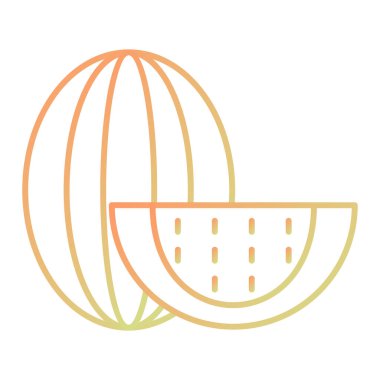 fresh watermelon icon. vector illustration