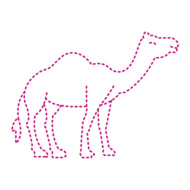 Deve Simgesi Vektör tasarımı