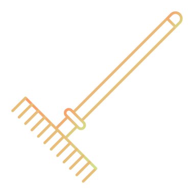 tırmık simgesi vektör çizimi