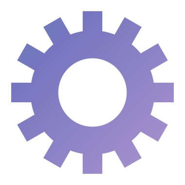 dişli simgesi vektör illüstrasyonu