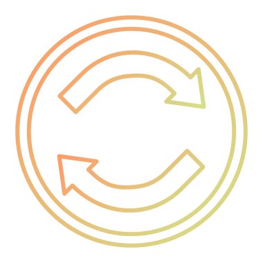 Modern b 'nin vektör illüstrasyonunda okun eksik simgesi