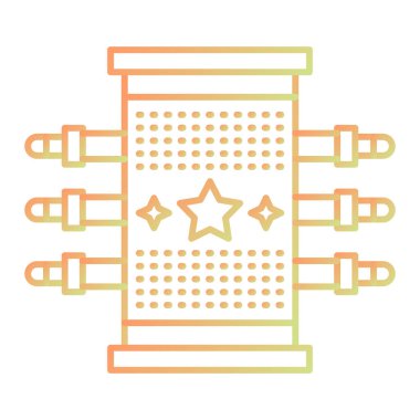 Sinema ikonu vektör illüstrasyonu