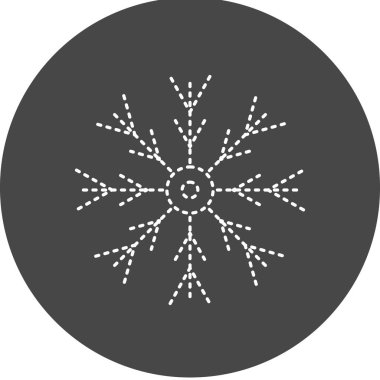 beautiful snowflake. web icon illustation