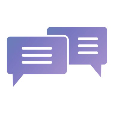 Konuş. Web simgesi basit illüstrasyon