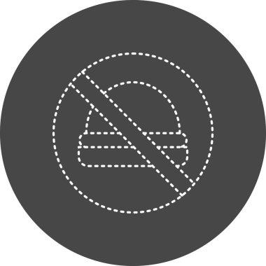 Girdi simgesi olmayan vektör illüstrasyonu