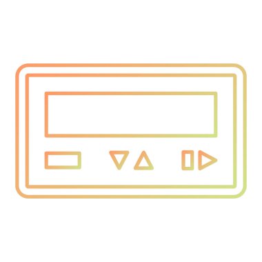 Kredi kartı ikonu vektör illüstrasyonu