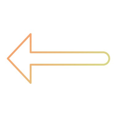 simple web interface illustration of arrow 