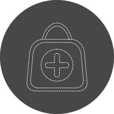 First Aid Kit, web simple icon illustration