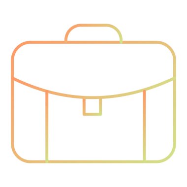 evrak çantası ikonu vektör illüstrasyonu